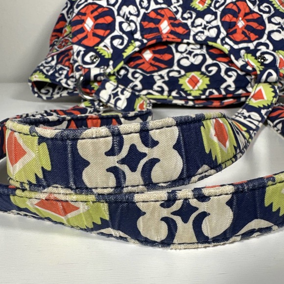 EUC Vera Bradley Sun Valley Glenna Large Double Shoulder Strap Satchel Daily Bag - Picture 7 of 8